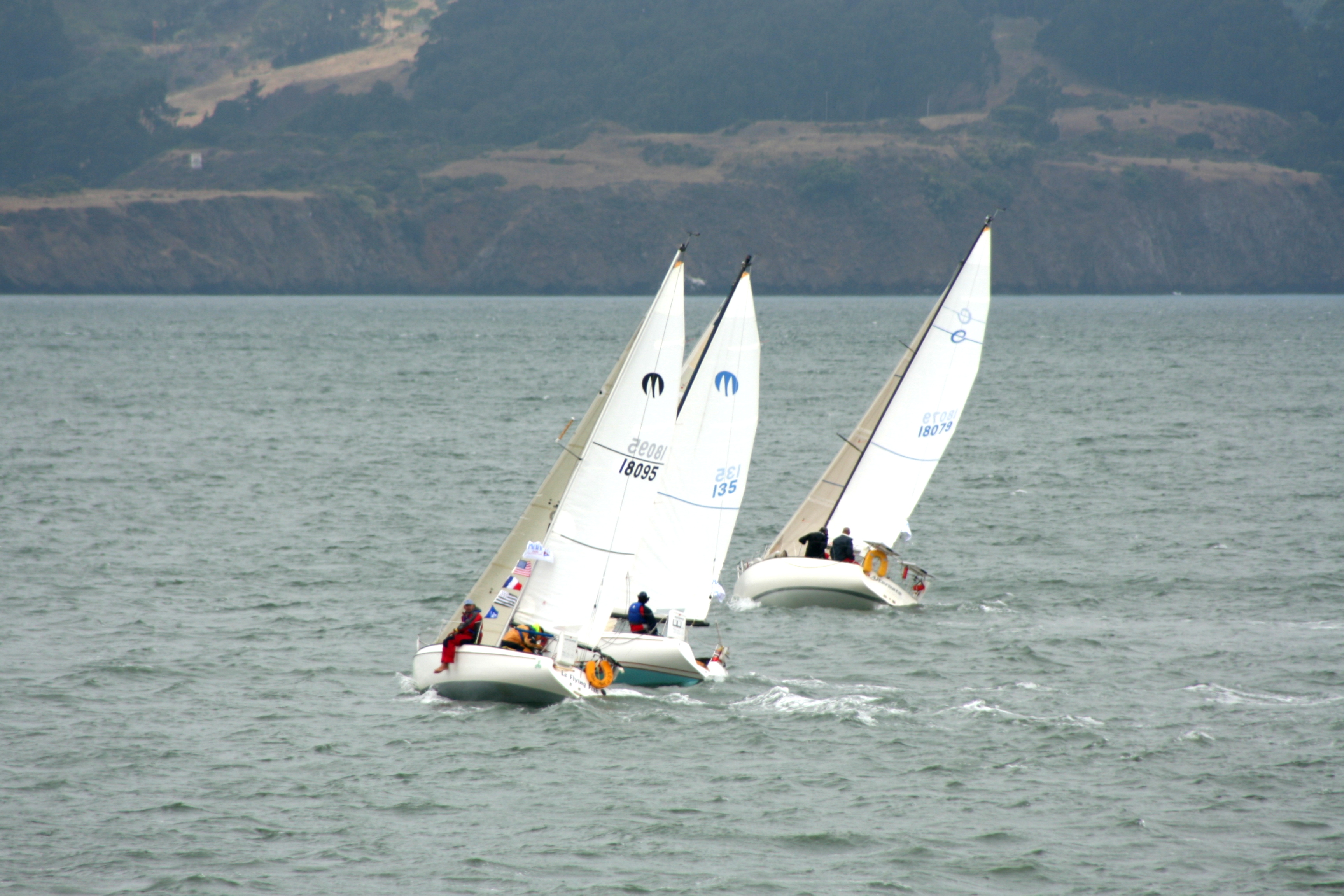 Moores and Olson head for the bridge