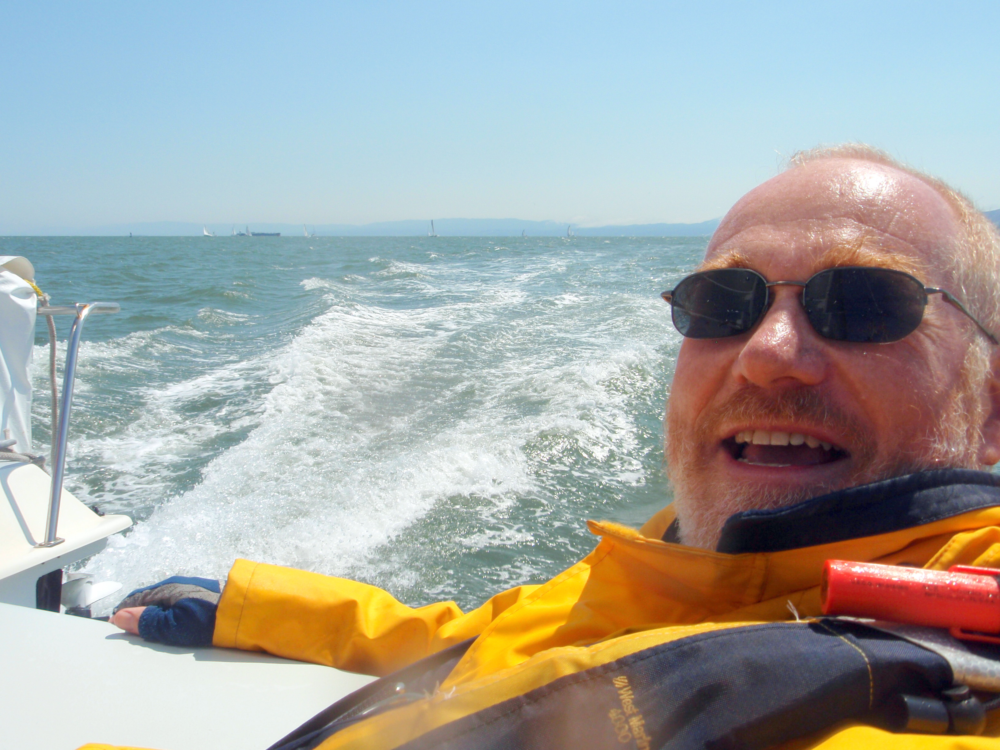 John having fun at 18kts!
