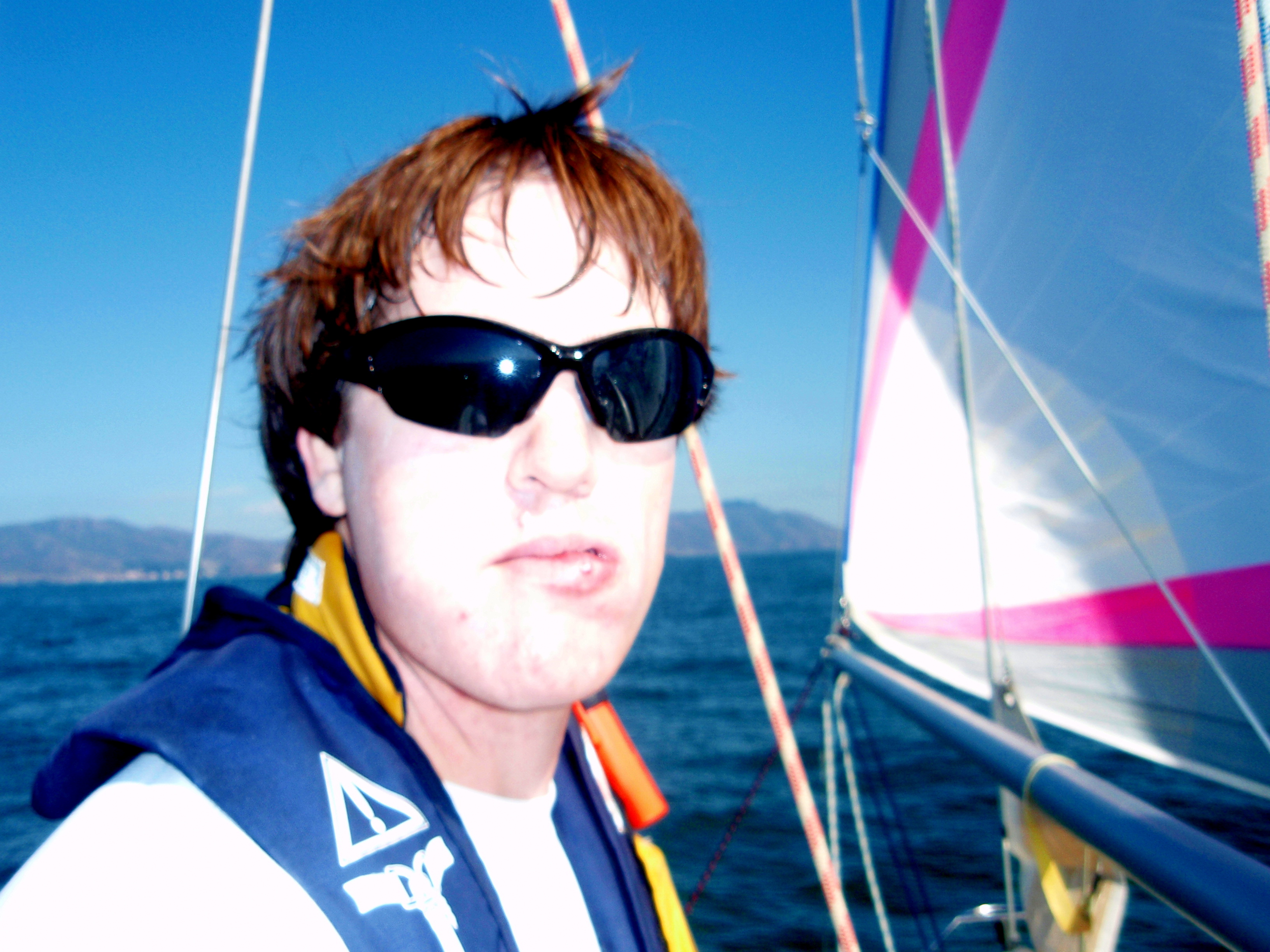 Whacked with a spinnaker pole