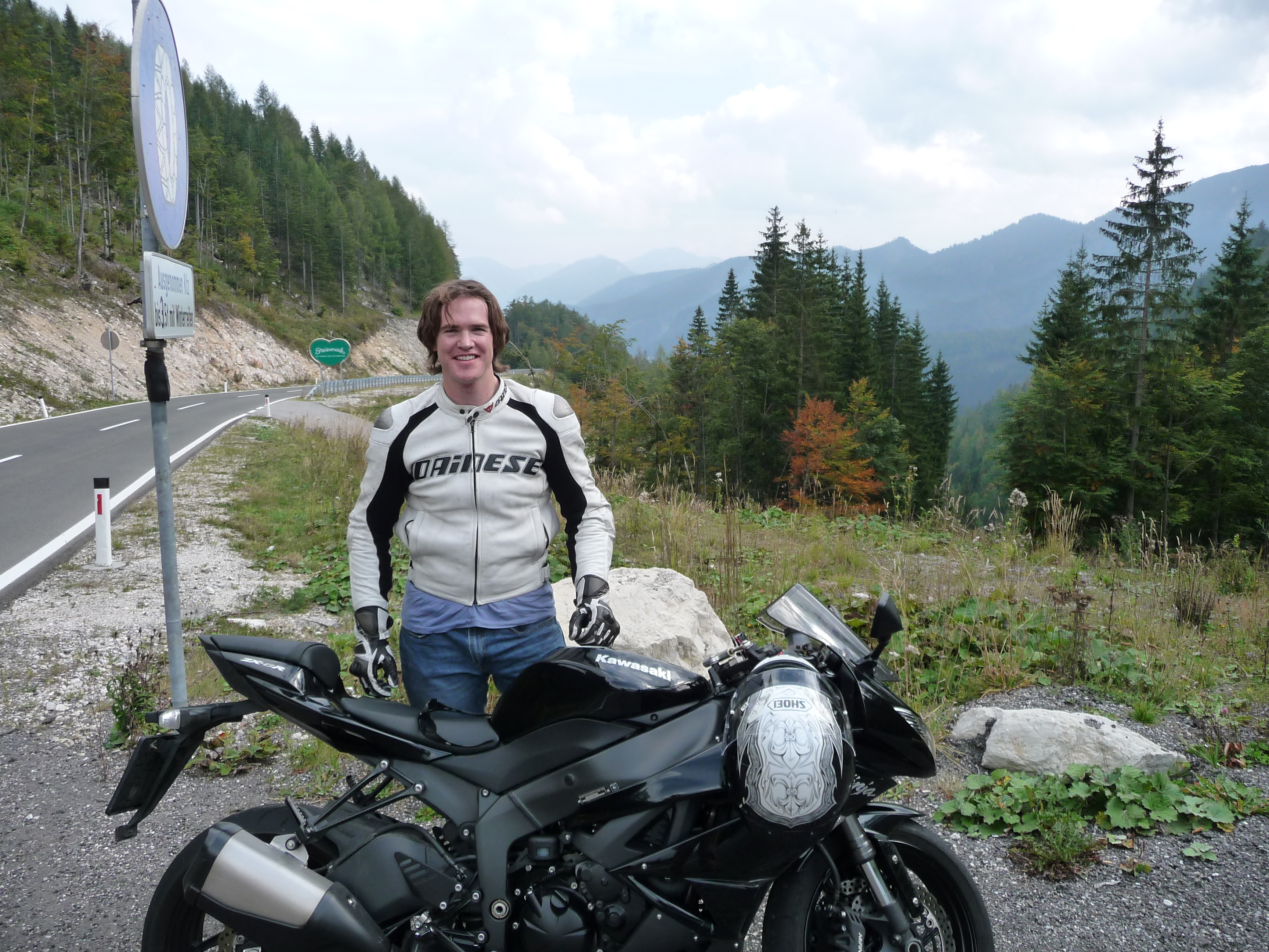 Mountain roads near the town of Mariazell