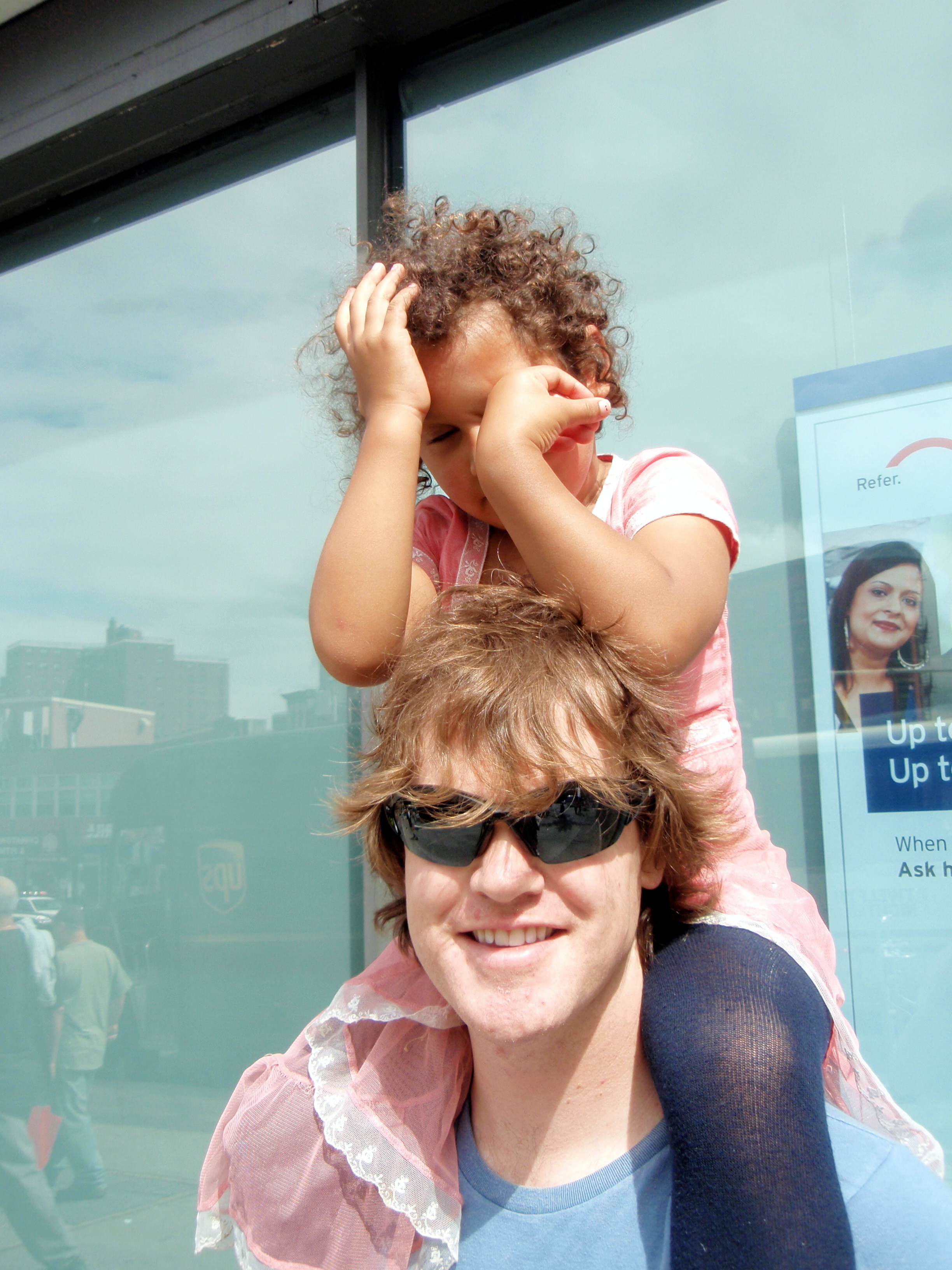 William and B going for a walk