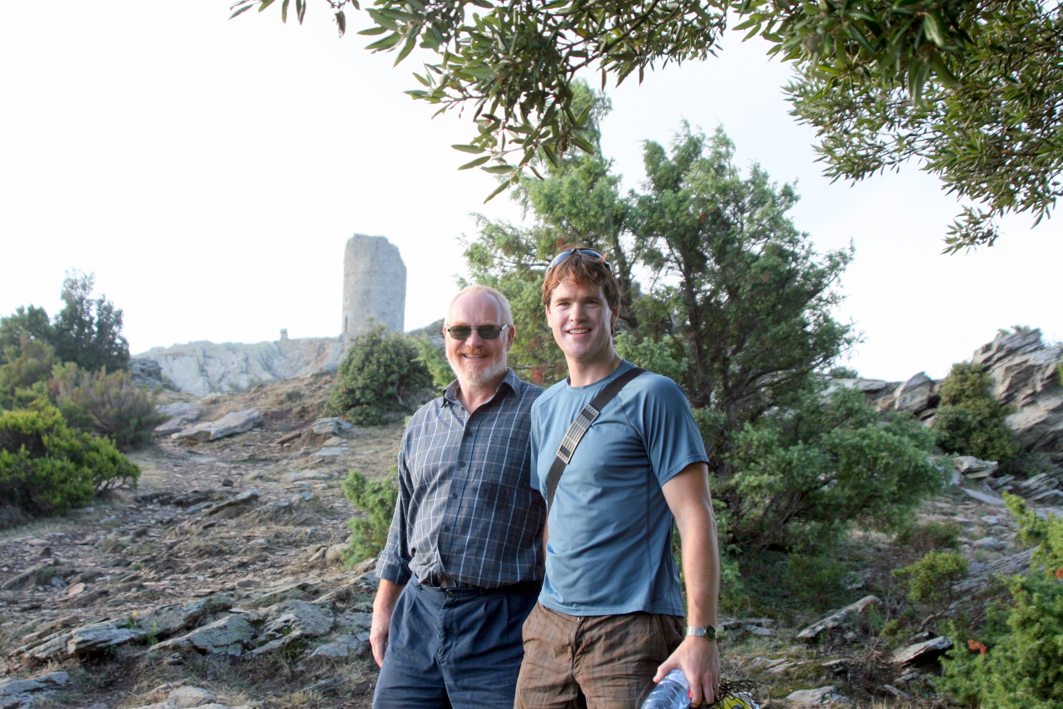 John and William on the Tour de Massana
