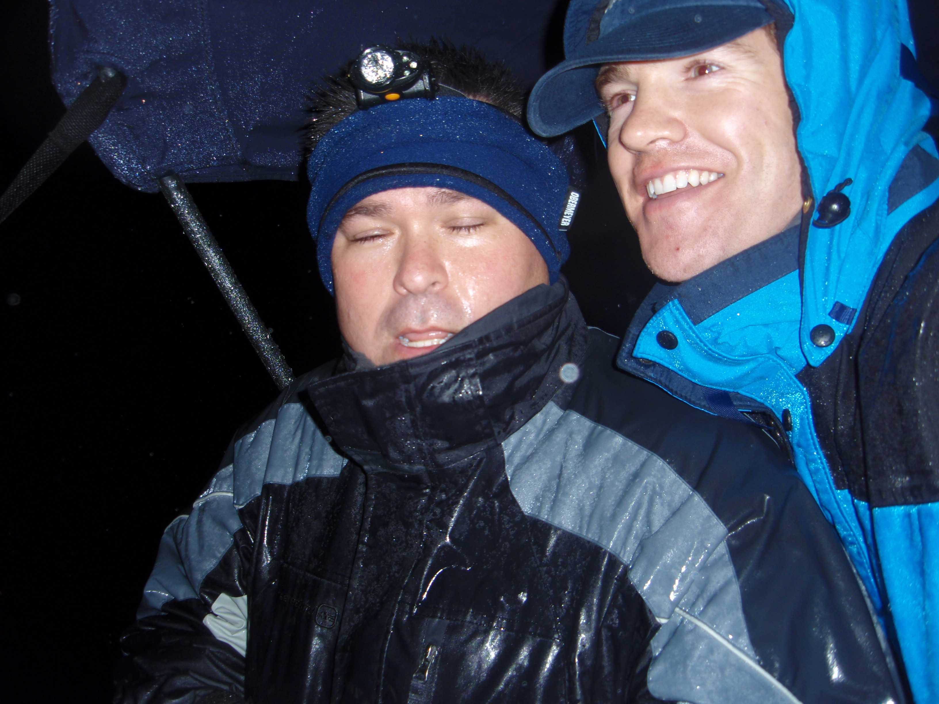 William and Jason on the boat