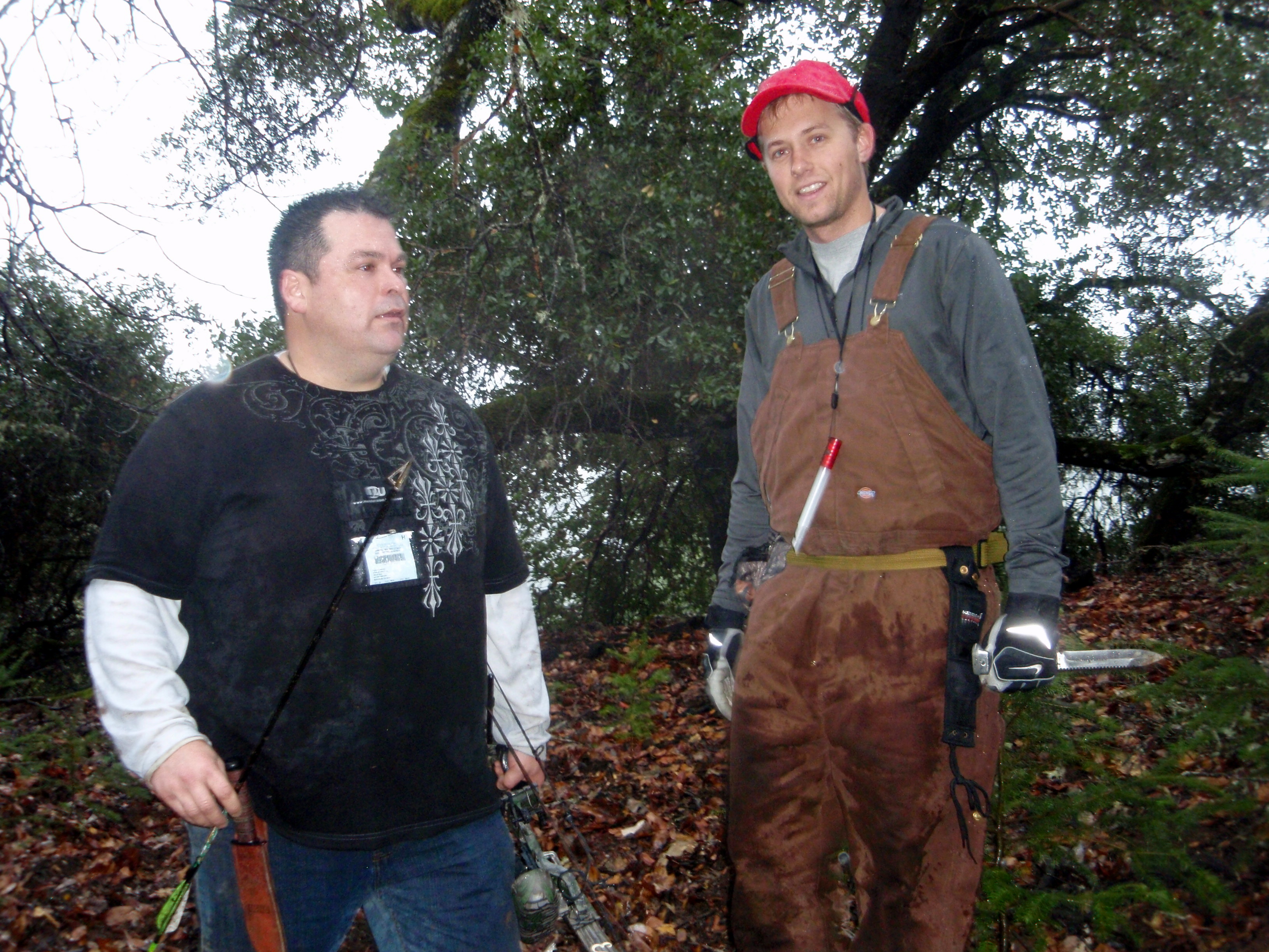 Recovering an arrow at the nest