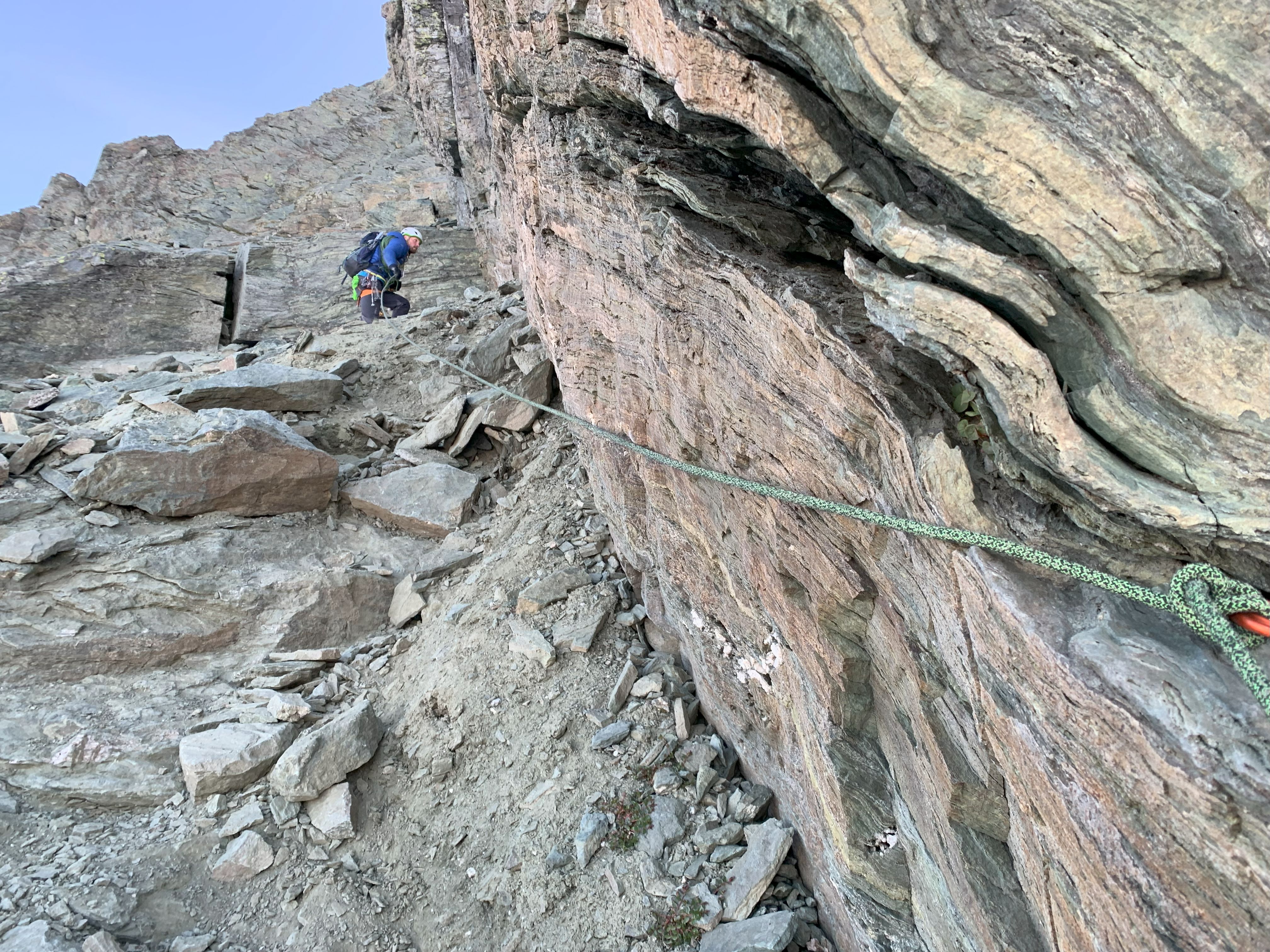 Scramble up the pyramid