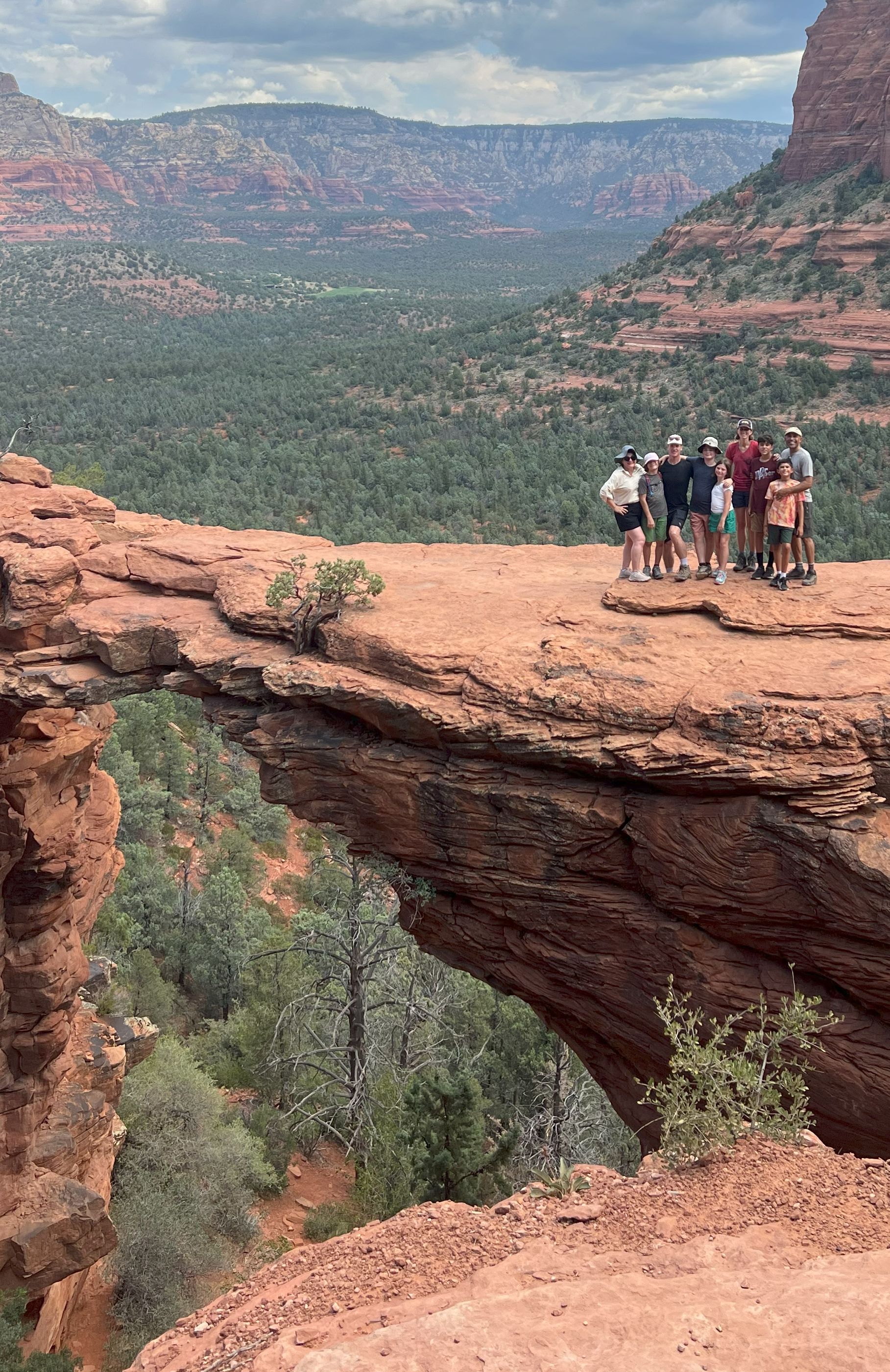 Sitch and Sheffield families on Devil's Bridge