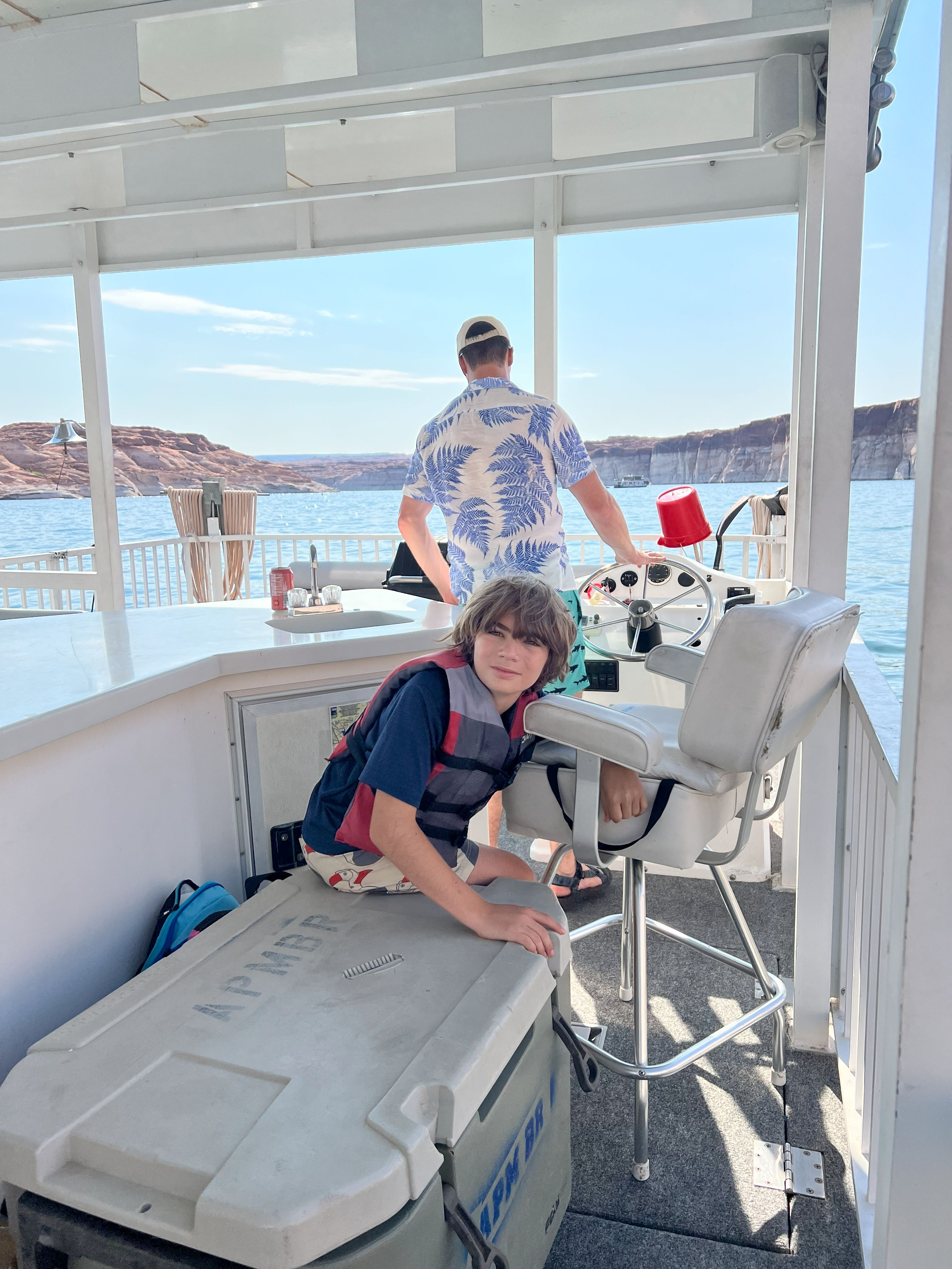 Captains chair and cooler