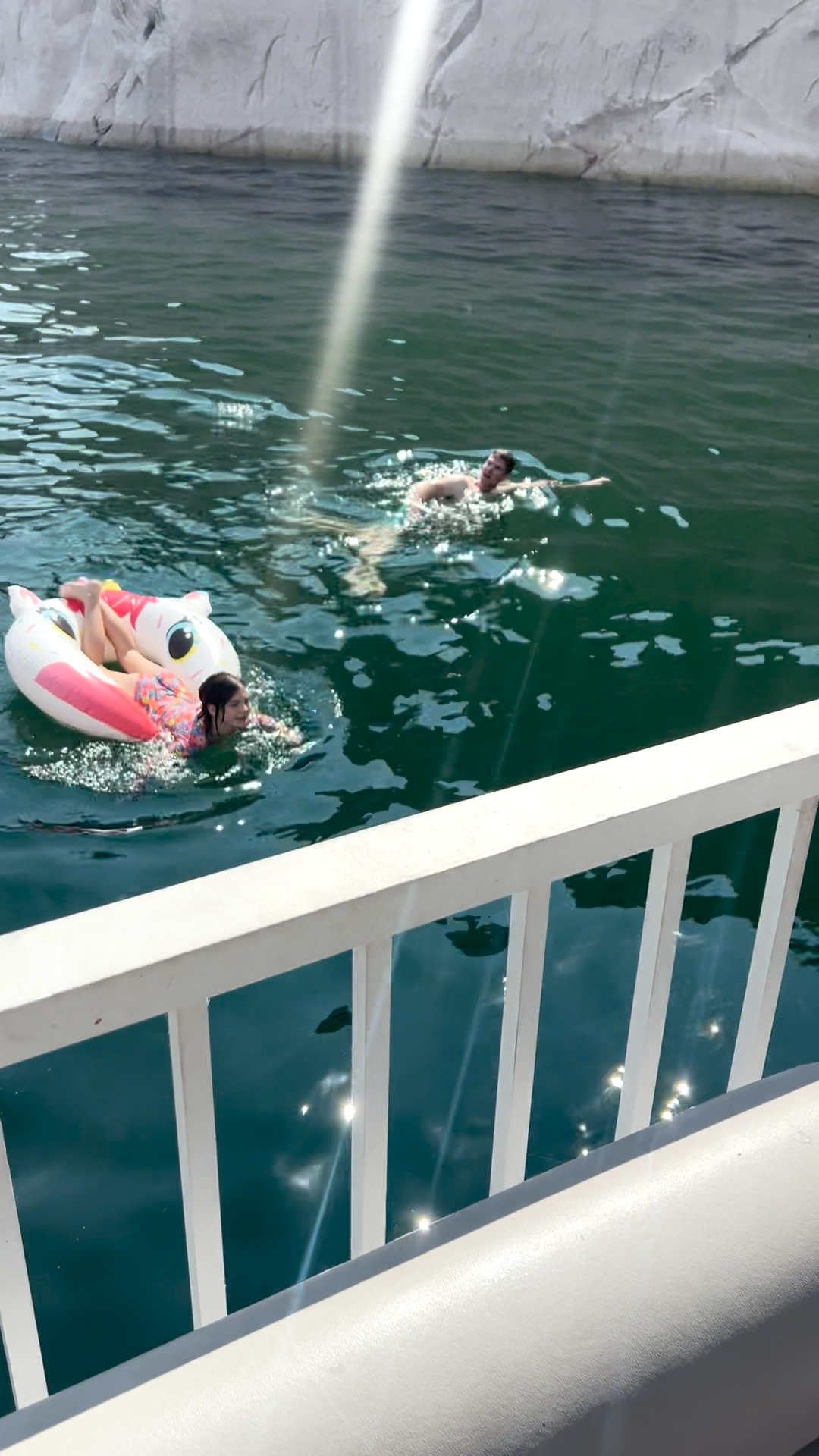 Swimming the Navajo Canyon