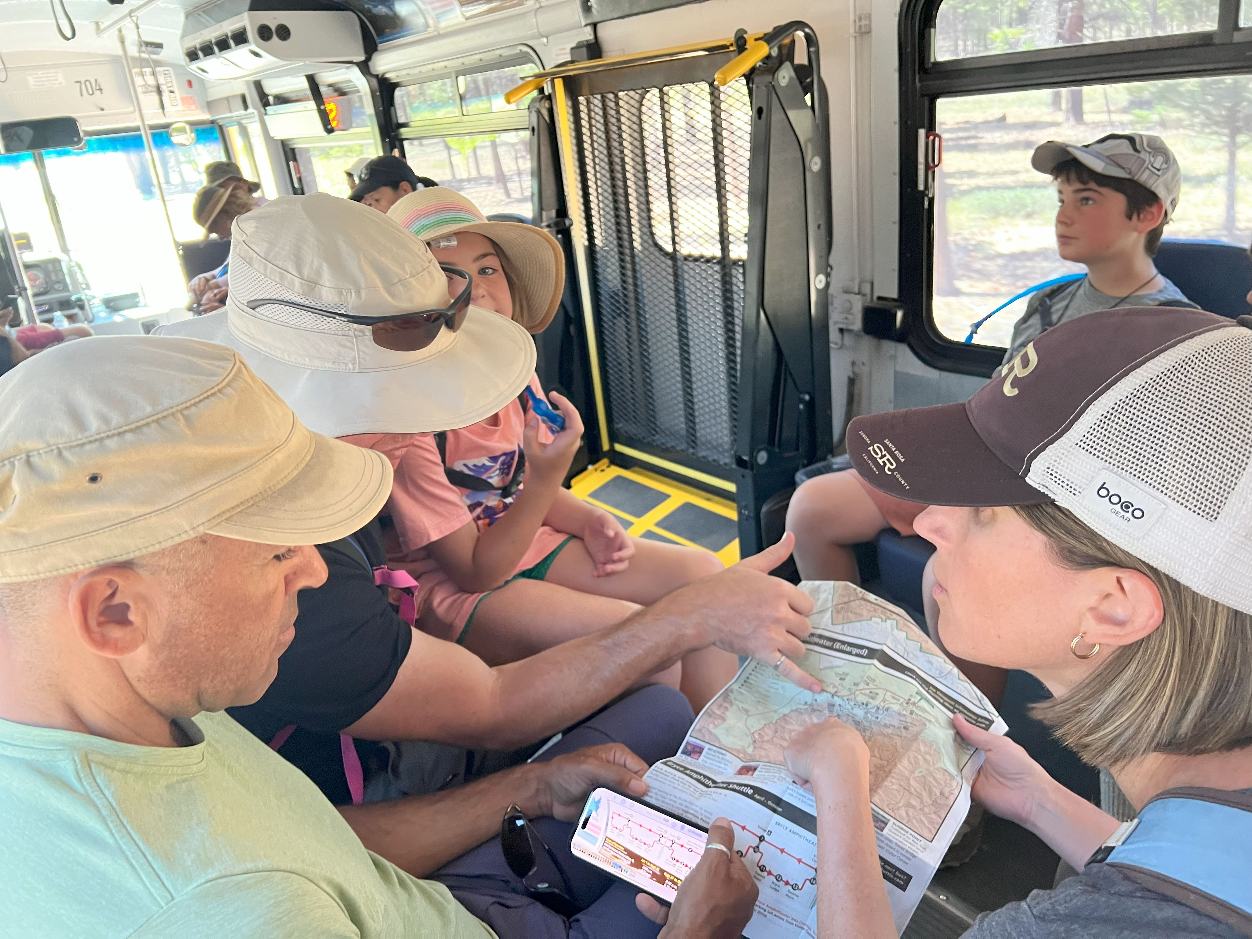 Trying to navigate the park