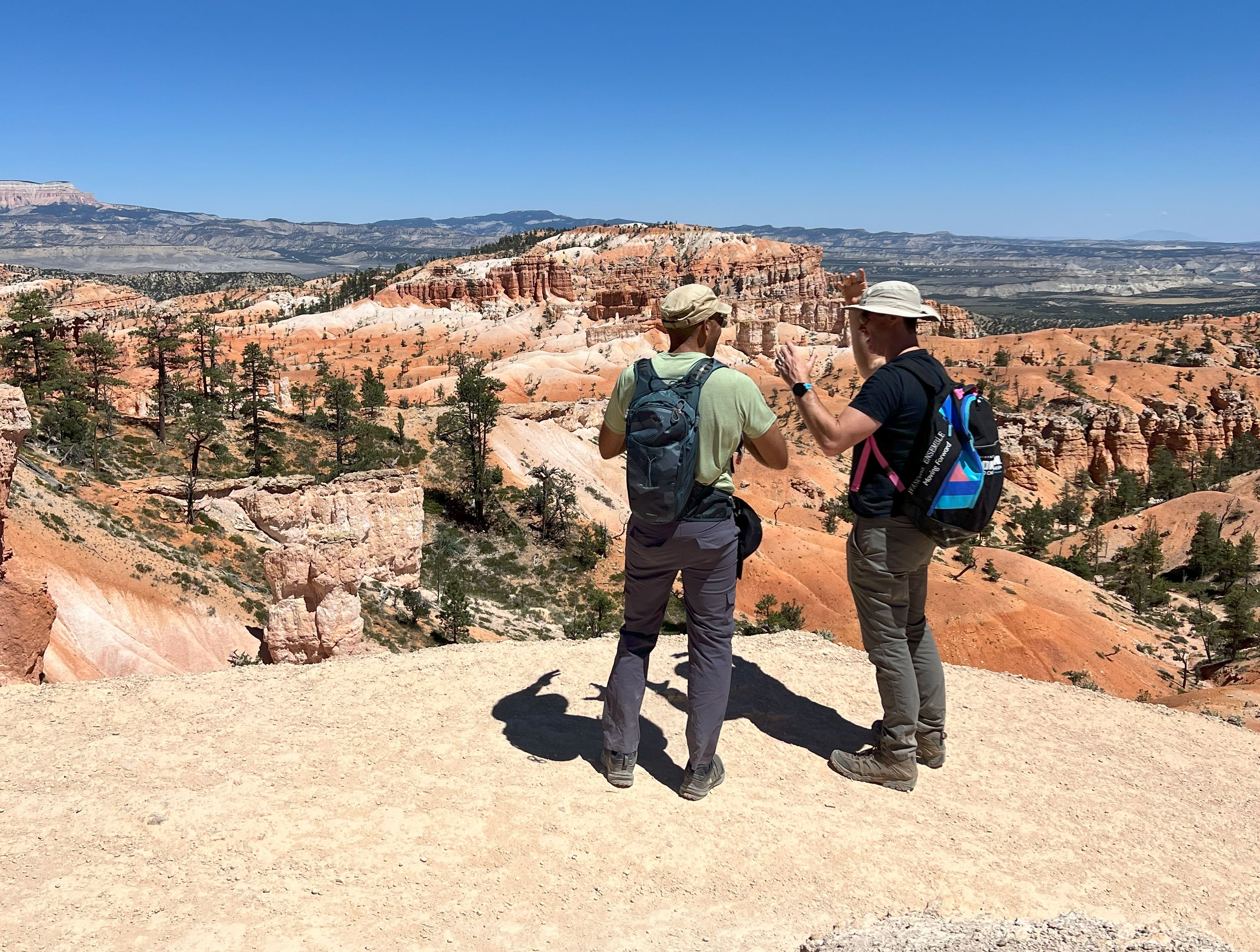 Ed and me at the top