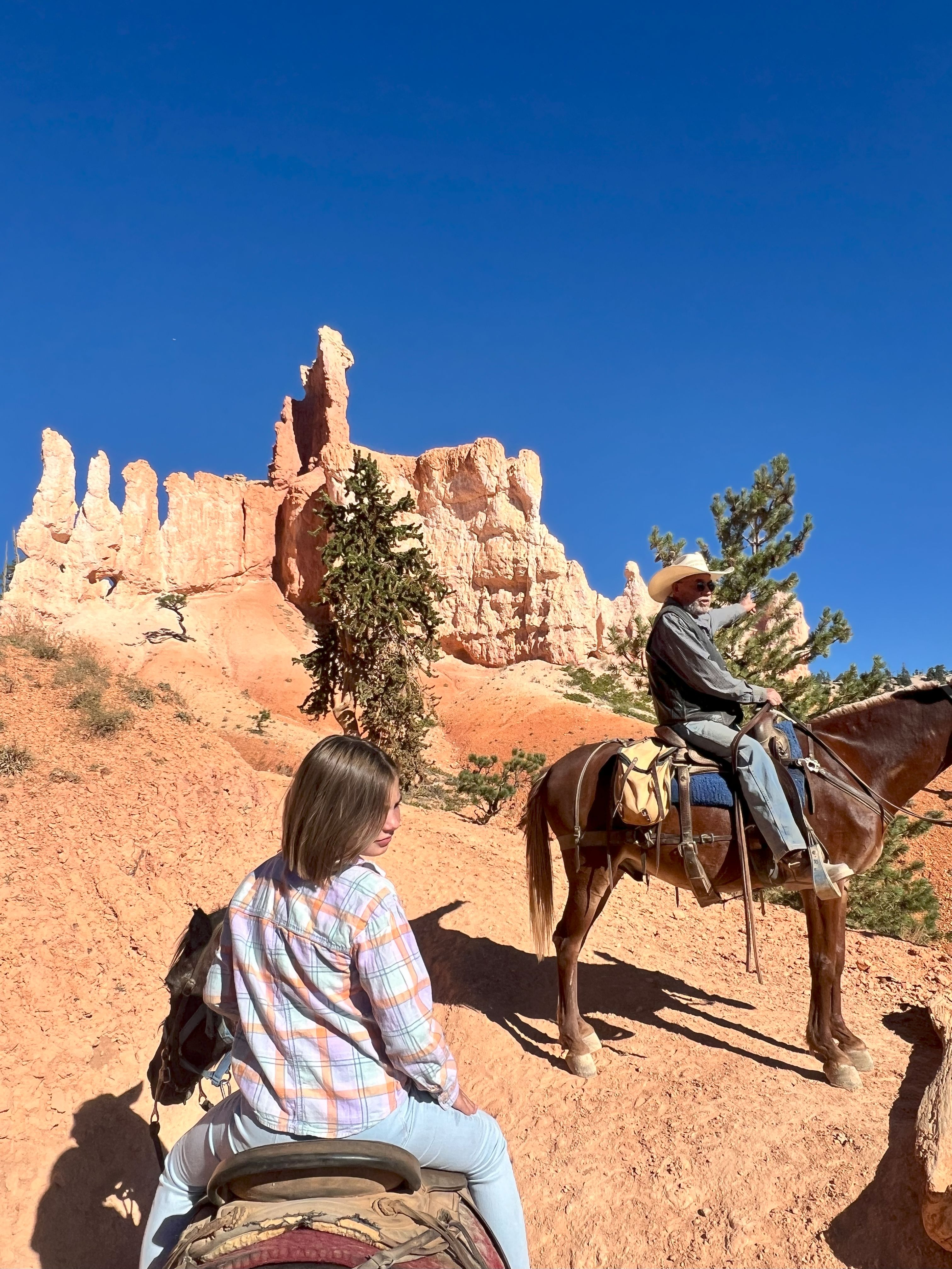 Riding through the canyons