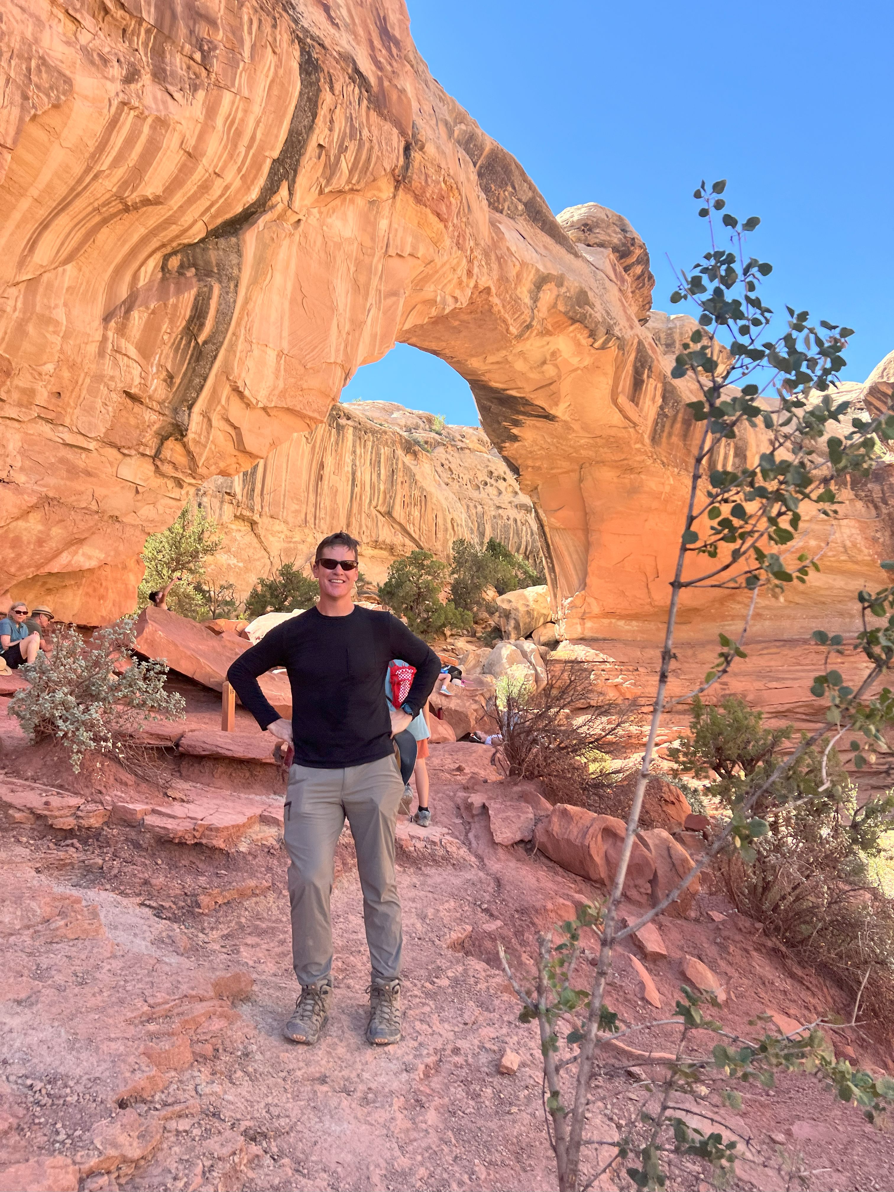 Chilling at the arch