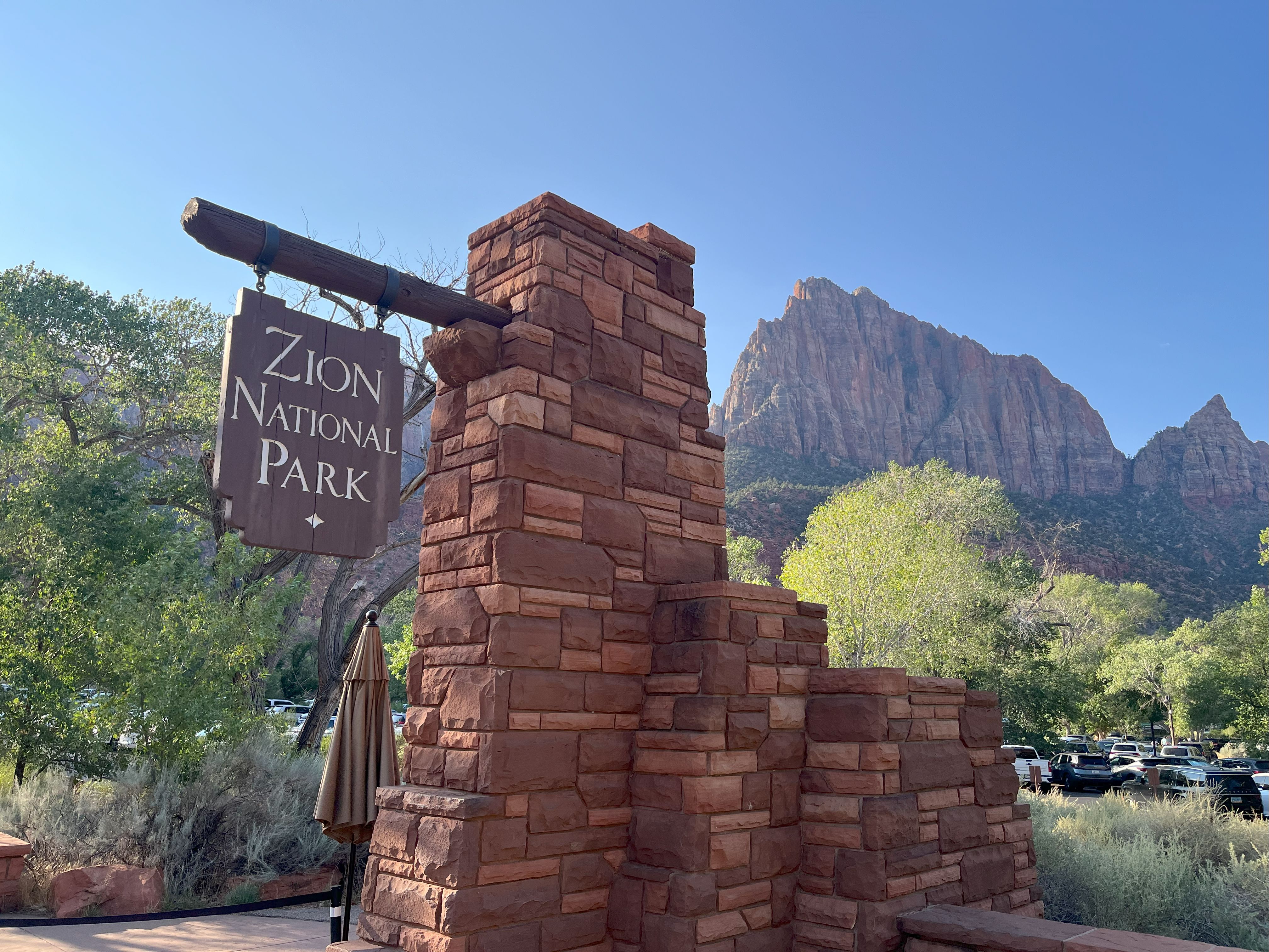 Zion NP entrance