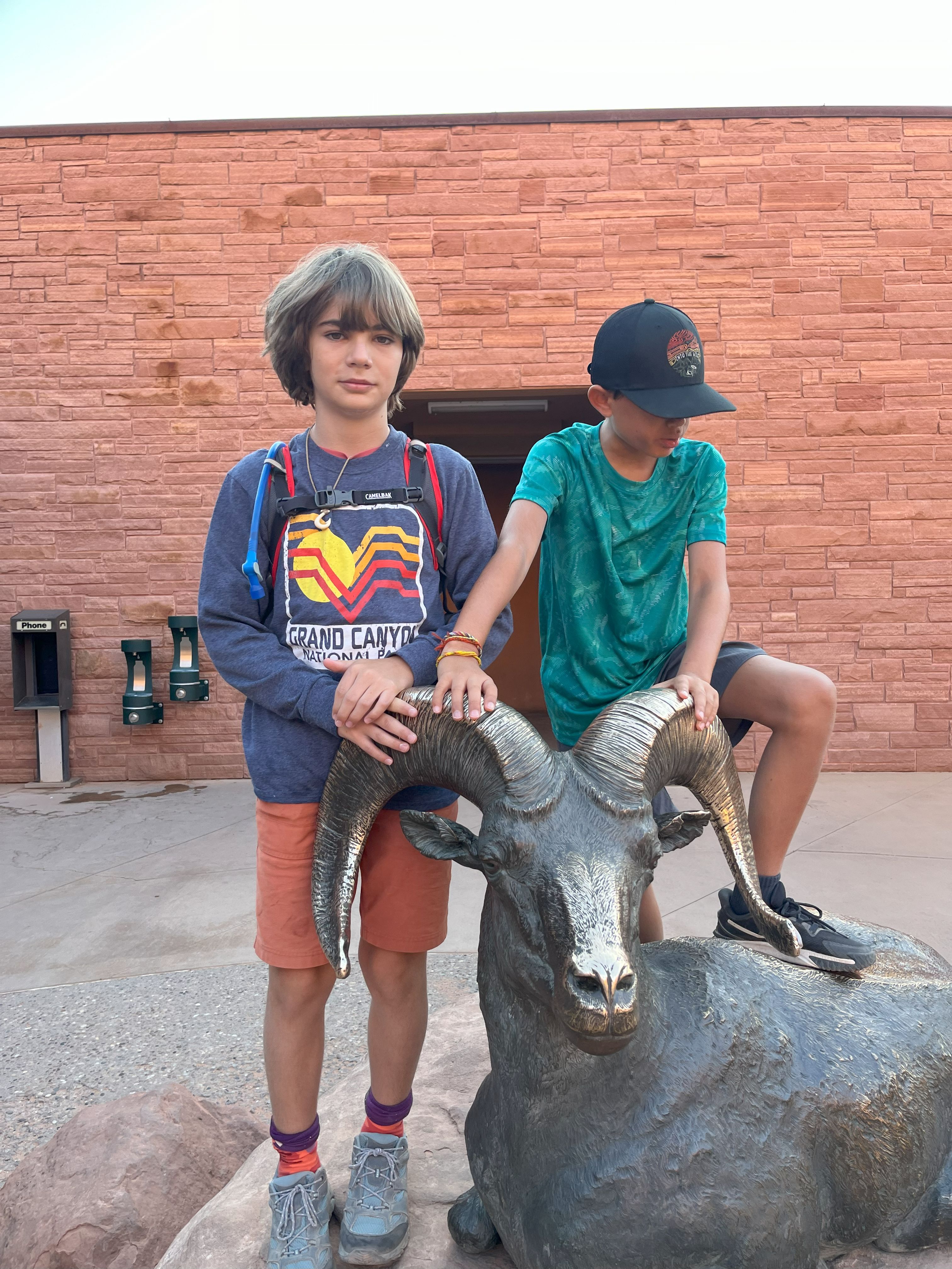 Charlie and Quinn at Arches NP