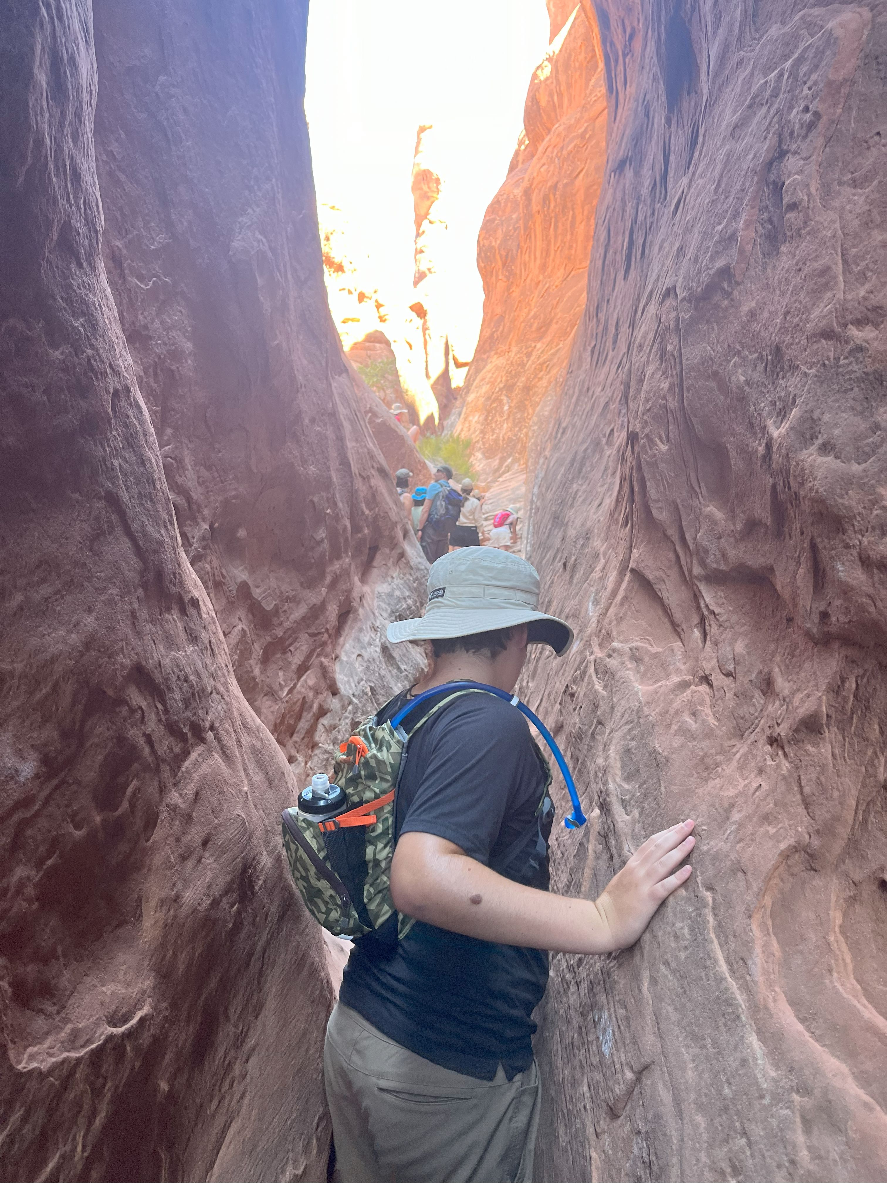 Squeezing through the crack