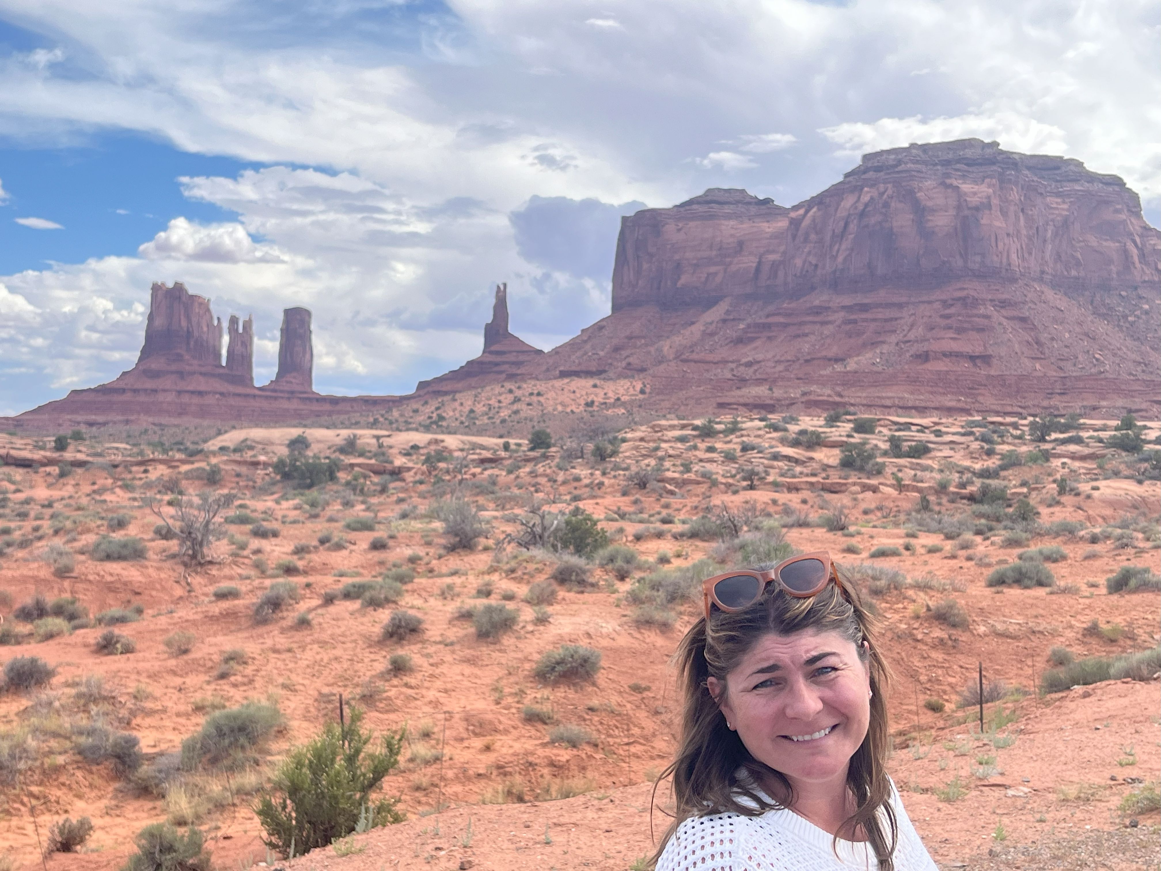 Sara with more monuments
