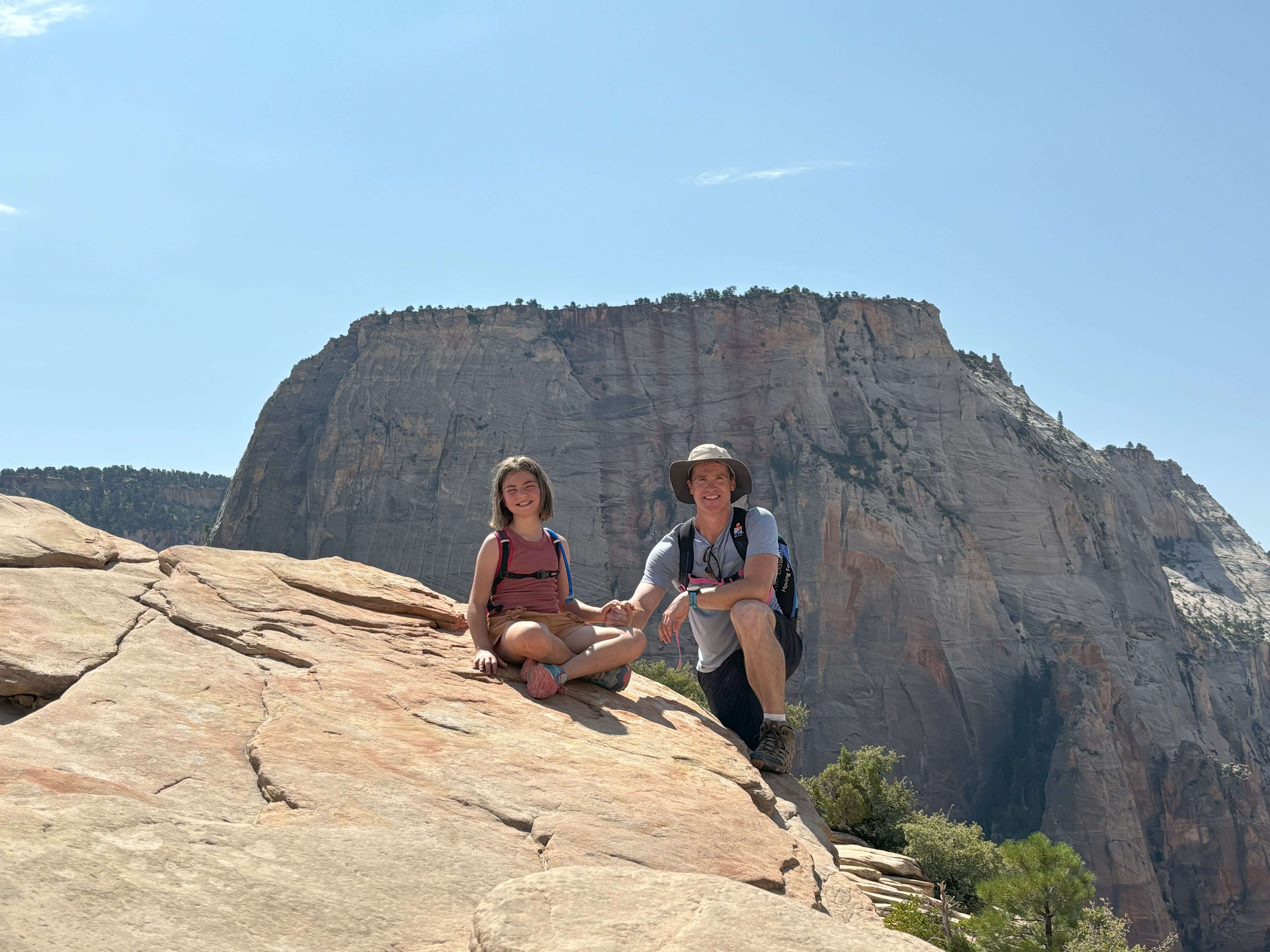 Harriet and me at the top
