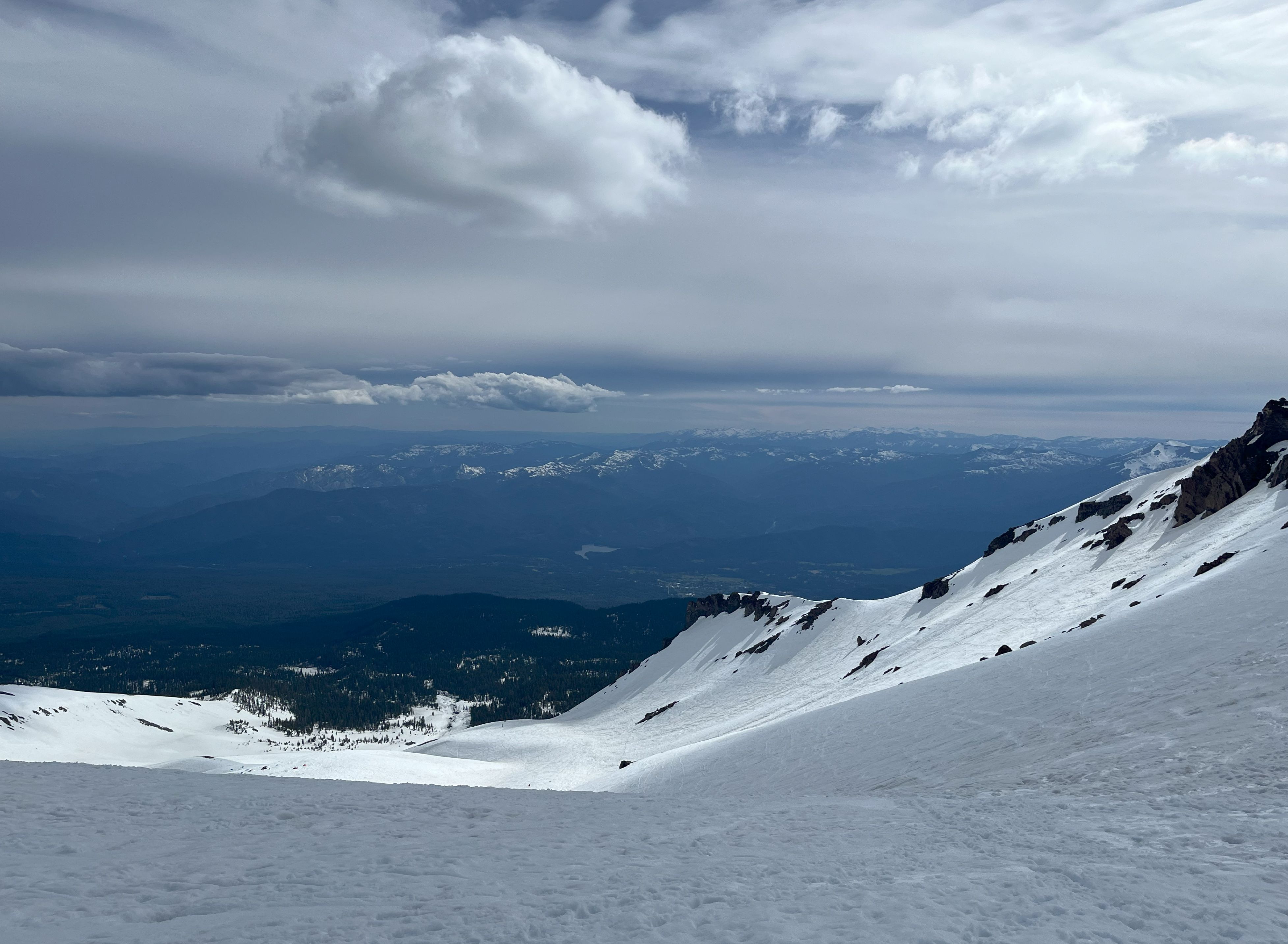 Climbing to Helen Lake