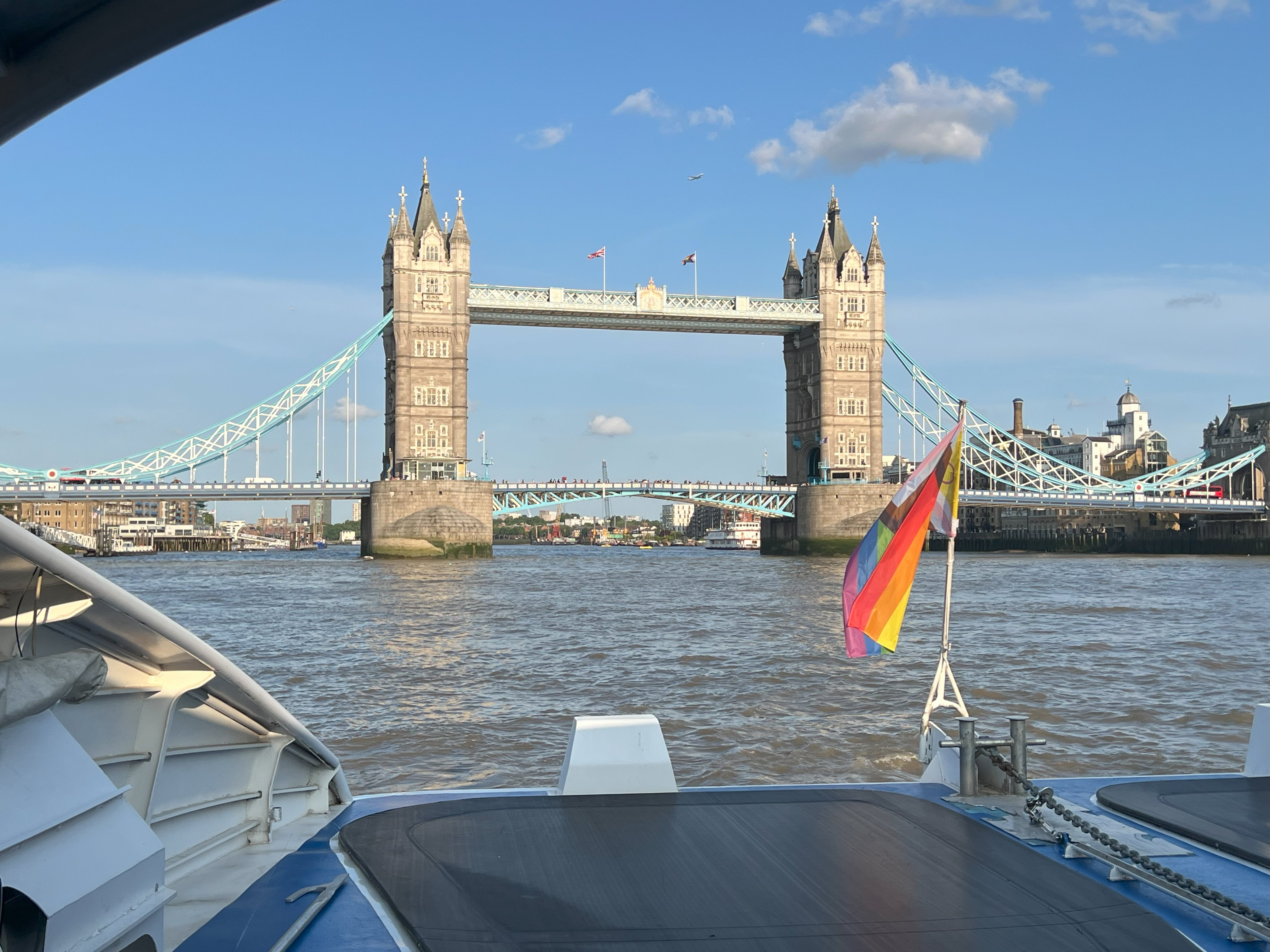 Uber boat on the Thames