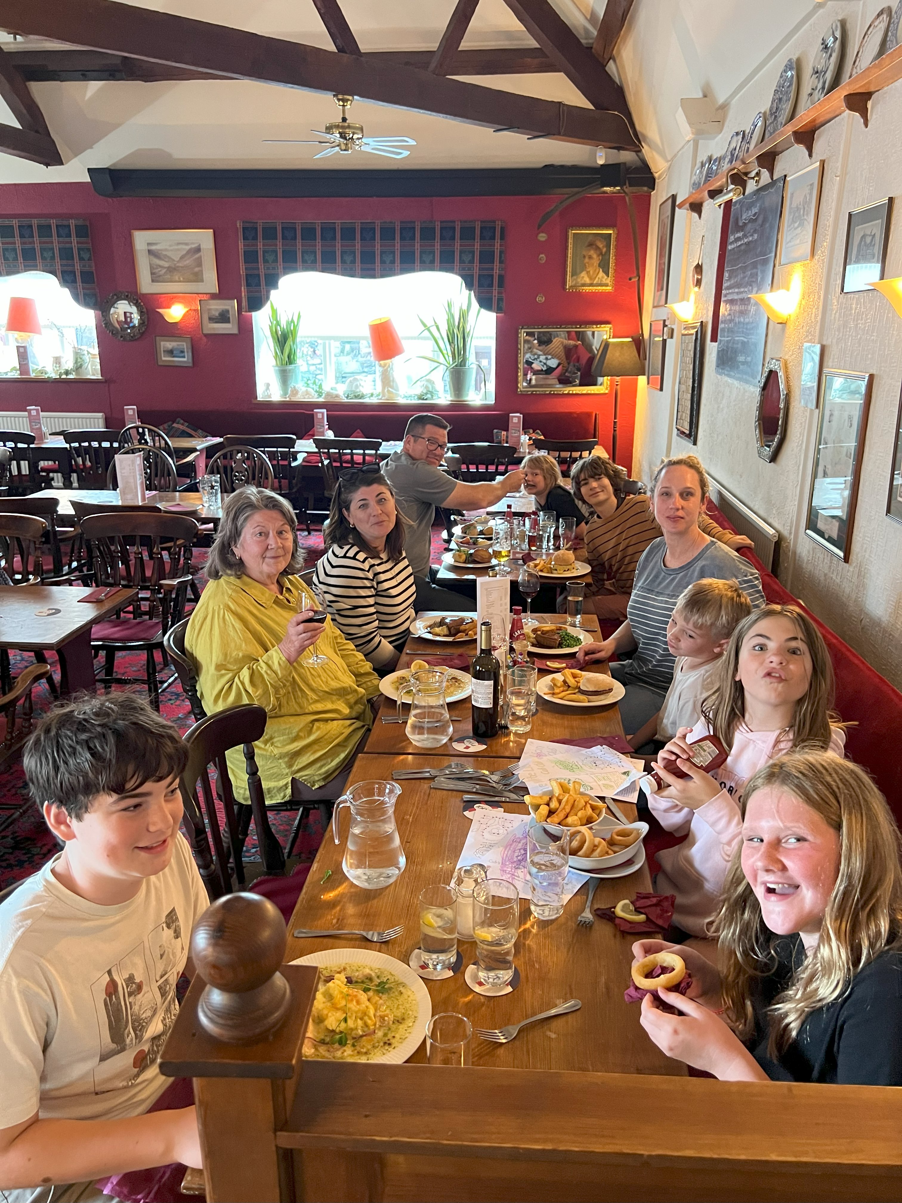 Dinner at the White Lion