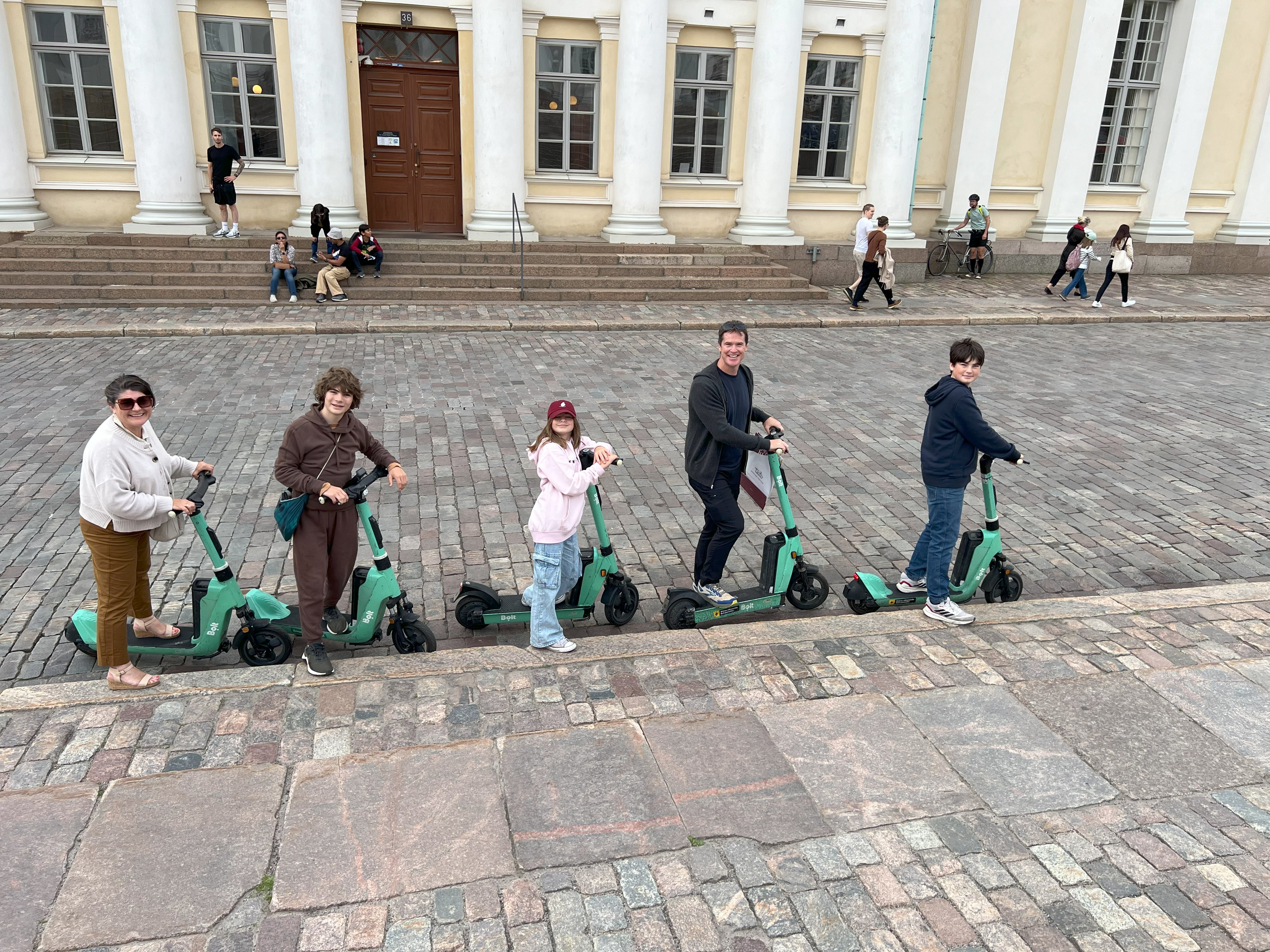 Scooting in Helsinki